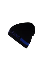 Double-sided woollen cap Armani Jeans crna