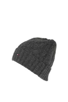 New Cable Beanie Tommy Hilfiger siva