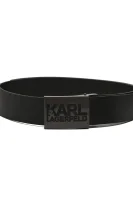 Kožne remen Karl Lagerfeld crna