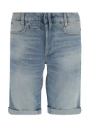 Kratke hlače D-Staq 3D 1/2 | Tapered | denim G- Star Raw plava