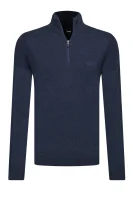 Džemper Zarsi | Regular Fit | s dodatkom vune BOSS GREEN modra