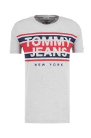 T-shirt CUT OUT STRIPE | Regular Fit Tommy Jeans siva