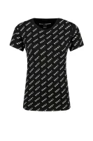 T-shirt diagonal logo | Regular Fit DKNY Sport crna