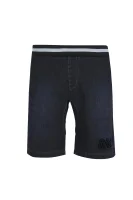Kratke hlače | Regular Fit | denim Armani Exchange modra