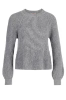 Džemper | Loose fit | s dodatkom vune TWINSET siva