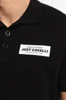Polo majica | Regular Fit Just Cavalli crna
