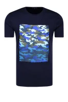 T-shirt Camouflage | Regular Fit Michael Kors modra