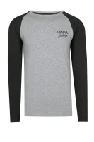 Majica dugih rukava | Regular Fit Armani Exchange siva