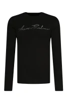 Majica dugih rukava | Regular Fit Armani Exchange crna