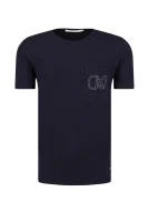 T-shirt GRAPHIC POCKET | Regular Fit CALVIN KLEIN JEANS modra