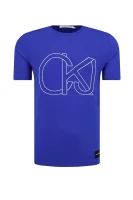 T-shirt GRAPHIC | Slim Fit CALVIN KLEIN JEANS plava