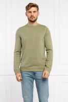Džemper | Regular Fit | s dodatkom vune Marc O' Polo zelena