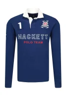 Polo majica SNOW RUGBY | Regular Fit Hackett London modra