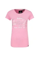 T-shirt VINTAGE LOGO SPORT ENTRY TEE | Regular Fit Superdry ružičasta