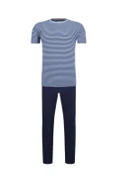Pidžama SS SET STRIPE | Regular Fit Tommy Hilfiger plava