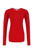 Džemper beloperone | Slim Fit Pinko crvena