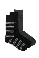 Čarape 3-pack PROMO Tommy Hilfiger crna