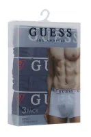 Bokserice 3-pack HERO | cotton stretch Guess Underwear modra