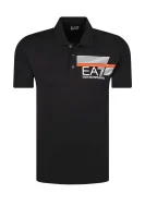 Polo majica | Regular Fit EA7 crna