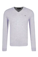 Džemper | Regular Fit | s dodatkom svile Hackett London boja pepela