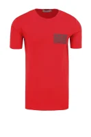 T-shirt TAKEOS | Slim Fit CALVIN KLEIN JEANS crvena