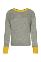 Džemper DARIA | Loose fit | s dodatkom vune MAX&Co. siva