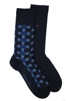 Čarape 2-pack Tommy Hilfiger modra