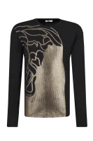 Majica dugih rukava | Regular Fit Versace Collection crna