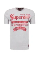 T-shirt TOKYO BRAND HERITAGE CLASSIC | Slim Fit Superdry siva