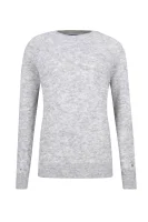 Džemper VALLIS | Loose fit | s dodatkom vune Tommy Hilfiger boja pepela