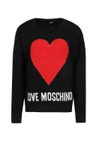 Džemper | Regular Fit Love Moschino crna