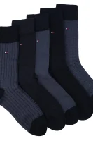 Čarape 5-pack Tommy Hilfiger modra