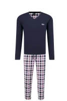 Pidžama Dynamic Long Set | Regular Fit BOSS BLACK modra
