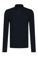 Džemper | Regular Fit | s dodatkom kašmira Tommy Hilfiger modra