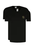 T-shirt 2-pack | Regular Fit Versace crna