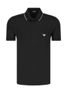 Polo majica | Regular Fit Emporio Armani crna