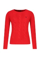 Džemper | Regular Fit | s dodatkom kašmira POLO RALPH LAUREN crvena