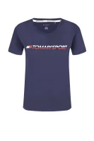 T-shirt Logo | Regular Fit Tommy Sport modra