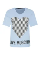T-shirt | Regular Fit Love Moschino svijetloplava