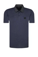 Polo majica PDenim | Regular Fit BOSS ORANGE modra