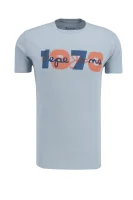 T-shirt DION | Slim Fit Pepe Jeans London svijetloplava