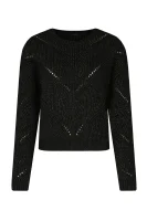 Džemper EMMA | Cropped Fit GUESS crna
