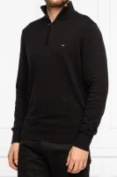 Džemper | Regular Fit | s dodatkom kašmira Tommy Hilfiger crna