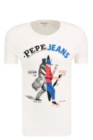 T-shirt PARTON | Slim Fit Pepe Jeans London kremasta