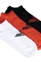 Čarape 3-pack Emporio Armani narančasta
