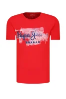 T-shirt GOLDERS | Tailored slim Pepe Jeans London crvena
