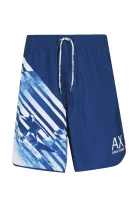 Kratke hlače za kupanje | Loose fit Armani Exchange modra