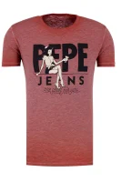 T-shirt GEORGE | Slim Fit Pepe Jeans London crvena