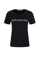 T-shirt CORE INSTITUTIONAL | Regular Fit CALVIN KLEIN JEANS crna