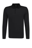 Polo majica Pleins | Slim Fit | mercerised BOSS BLACK grafitna
